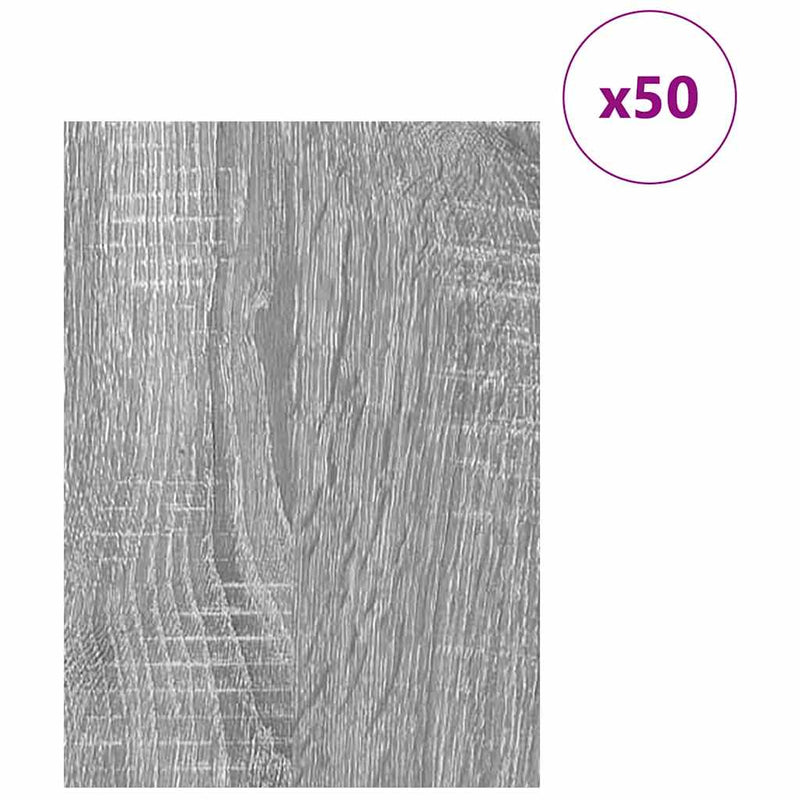 ギャラリービューアに画像をロードする, Vidaxl decorpanelen 50 pcs grijs sonoma 30 x 42 x 0.27 cm bewerkt hout