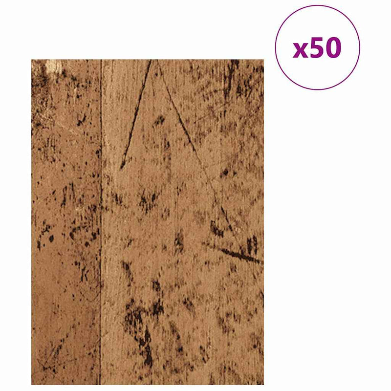 ギャラリービューアに画像をロードする, Vidaxl decorpanelen 50 pcs oudhout 30 x 42 x 0.27 cm bewerkt hout