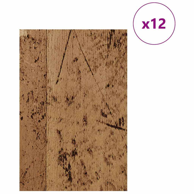 Afbeelding laden in galerijviewer, Vidaxl decorpanelen 12 pcs oudhout 40 x 60 x 0.27 cm bewerkt hout
