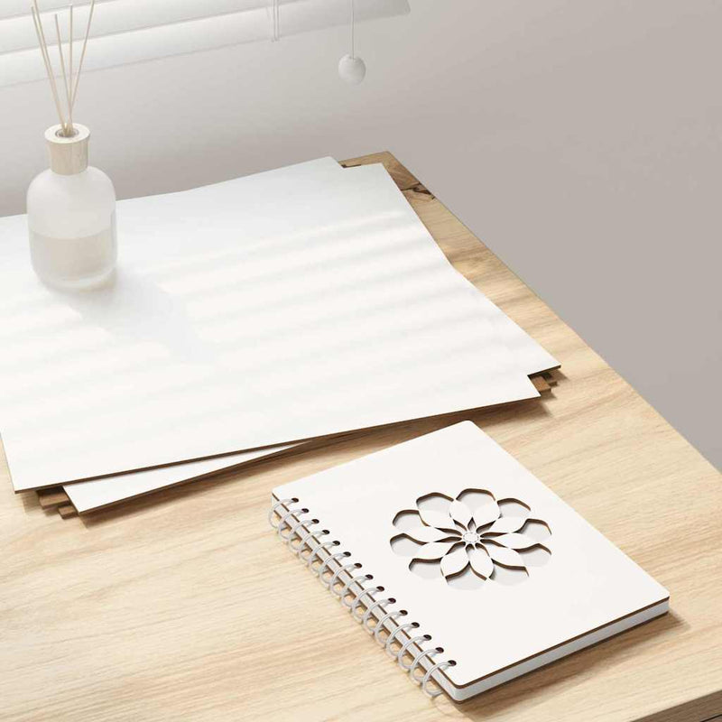 ギャラリービューアに画像をロードする, Vidaxl decorpanelen 50 pcs wit 30 x 30 x 0,27 cm bewerkt hout