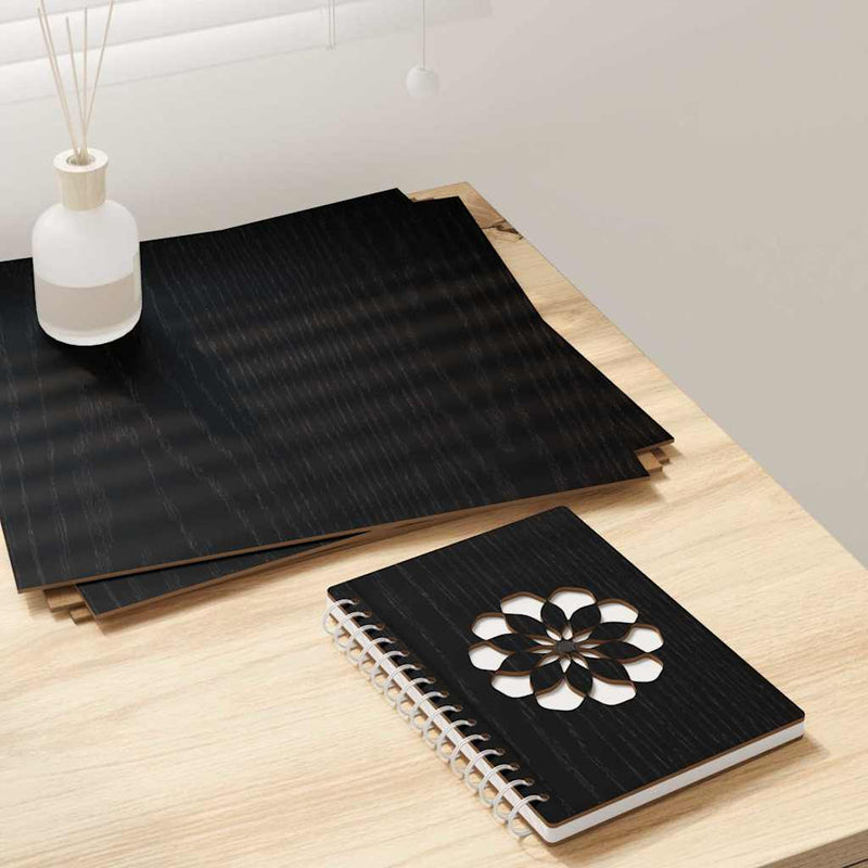 ギャラリービューアに画像をロードする, Vidaxl decorpanelen 50 pcs zwart eiken 30 x 30 x 0,27 cm bewerkt hout