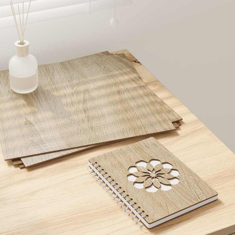 ギャラリービューアに画像をロードする, Vidaxl decorpanelen 50 pcs sonoma eiken 30 x 30 x 0,27 cm bewerkt hout