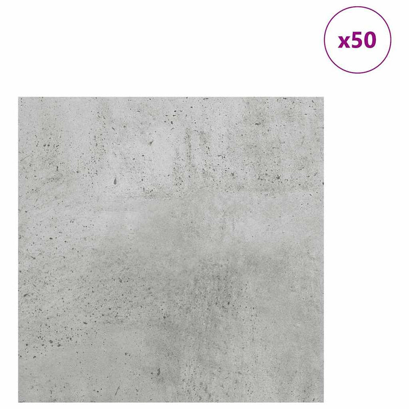 ギャラリービューアに画像をロードする, Vidaxl decorpanelen 50 pcs beton grijs 30 x 30 x 0,27 cm bewerkt hout