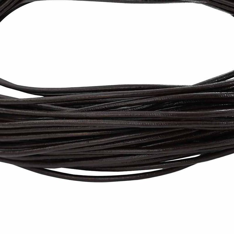 Chargez l'image dans la visionneuse de la galerie, Vidaxl leren koord donkerbruin ø1 mm x 5 m leer