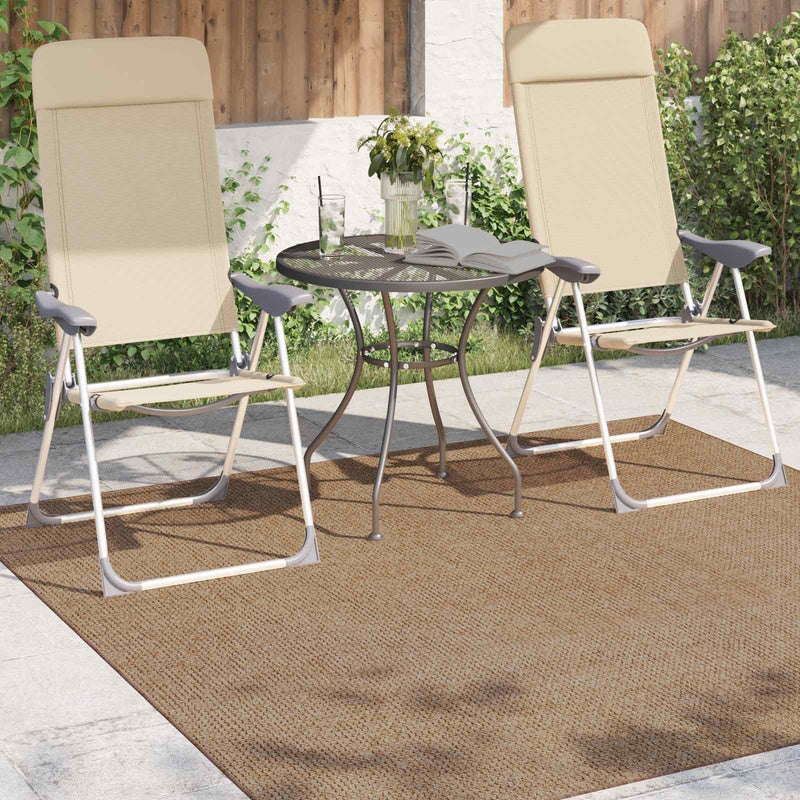 Chargez l'image dans la visionneuse de la galerie, Vidaxl vloerkleden vierkant huarte naturel 200 x 200 cm polyester