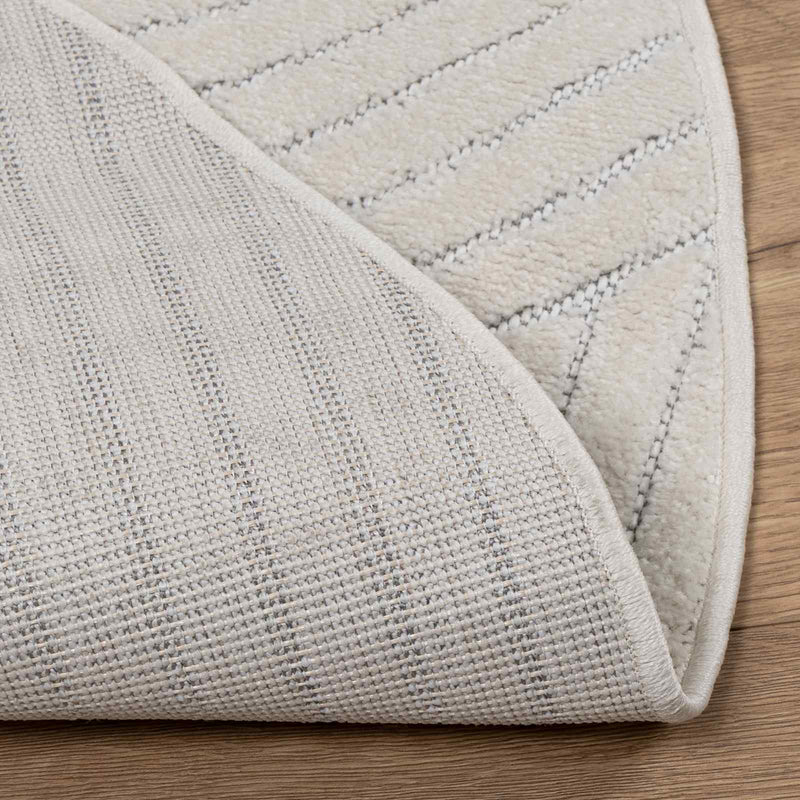 Afbeelding laden in galerijviewer, Vidaxl vloerkleden rond huarte crème ø 160 cm polyester