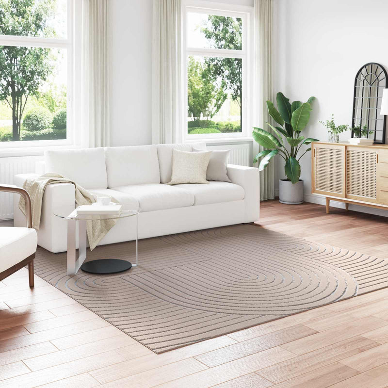 Chargez l'image dans la visionneuse de la galerie, Vidaxl vloerkleden vierkant huarte beige 240 x 240 cm polyester