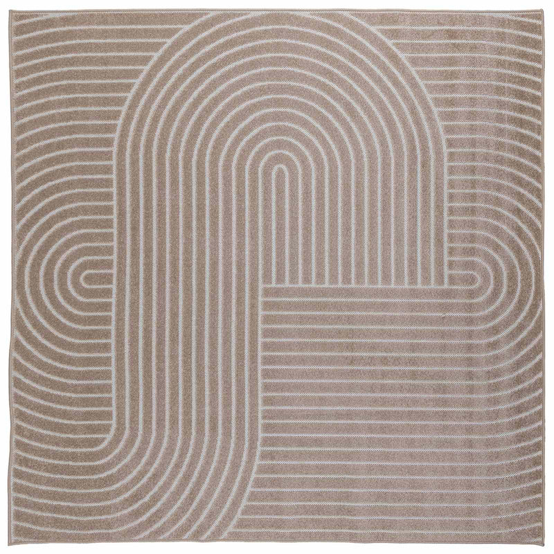 Chargez l'image dans la visionneuse de la galerie, Vidaxl vloerkleden vierkant huarte beige 240 x 240 cm polyester