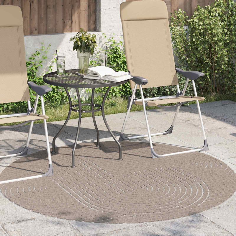 Afbeelding laden in galerijviewer, Vidaxl vloerkleden rond huarte beige ø 200 cm polyester