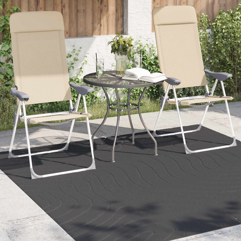 Afbeelding laden in galerijviewer, Vidaxl vloerkleden vierkant huarte antraciet 120 x 120 cm polyester