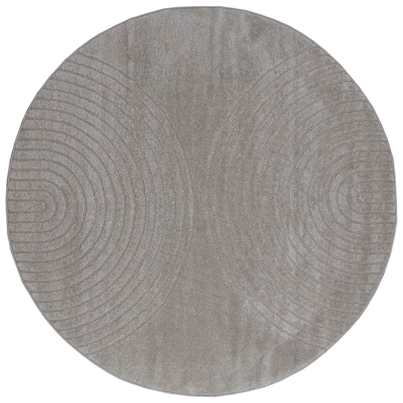 Chargez l'image dans la visionneuse de la galerie, Vidaxl vloerkleden rond huarte grijs ø 200 cm polyester
