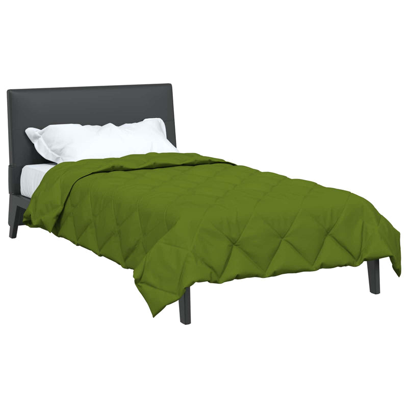 Afbeelding laden in galerijviewer, Vidaxl zomer dekbed groen 200 x 135 cm microfiber