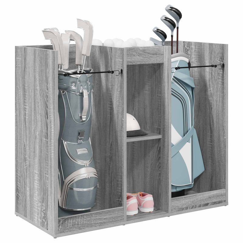 Afbeelding laden in galerijviewer, Vidaxl golfkast effen grijs sonoma 102 x 45 x 85,5 cm