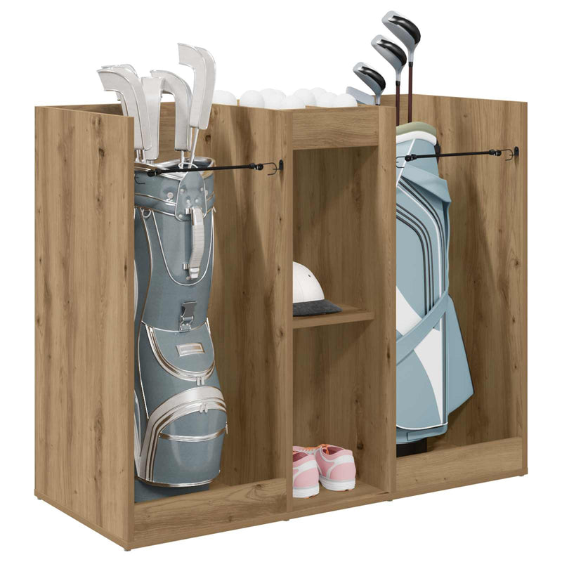Afbeelding laden in galerijviewer, Vidaxl golfkast effen artisan eiken 102 x 45 x 85,5 cm