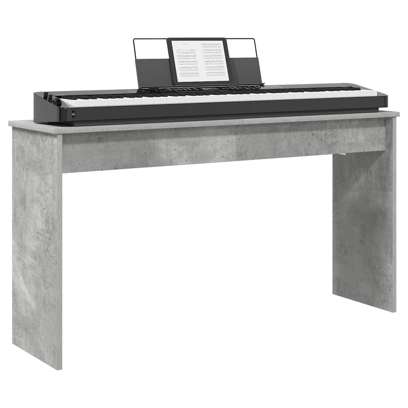 Chargez l'image dans la visionneuse de la galerie, Vidaxl keyboardstand beton grijs 120 x 32 x 64 cm bewerkt hout