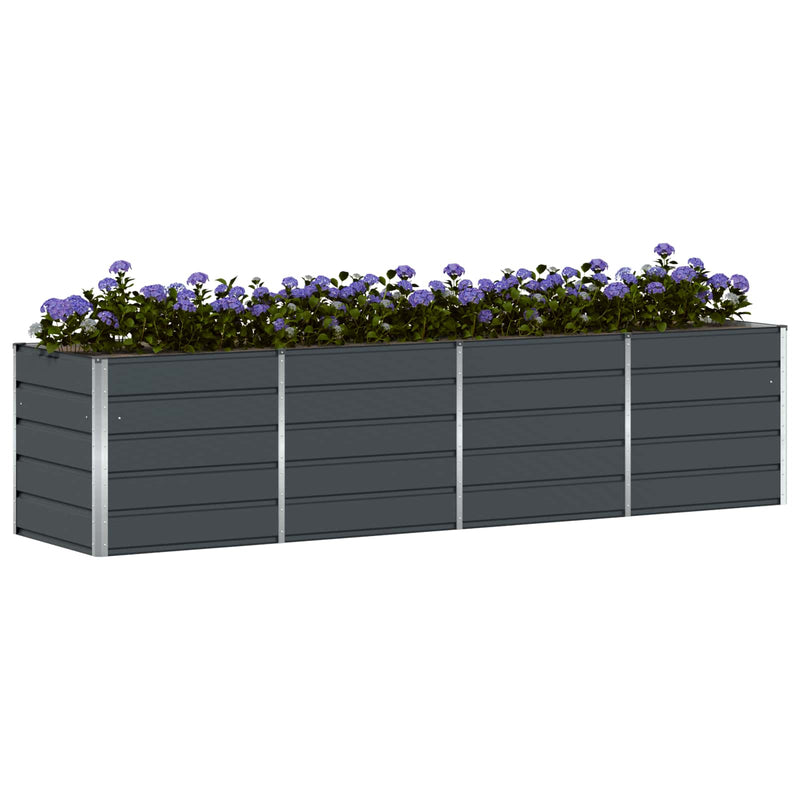 ギャラリービューアに画像をロードする, Vidaxl plantenbak antraciet 240 x 80 x 75 cm staal