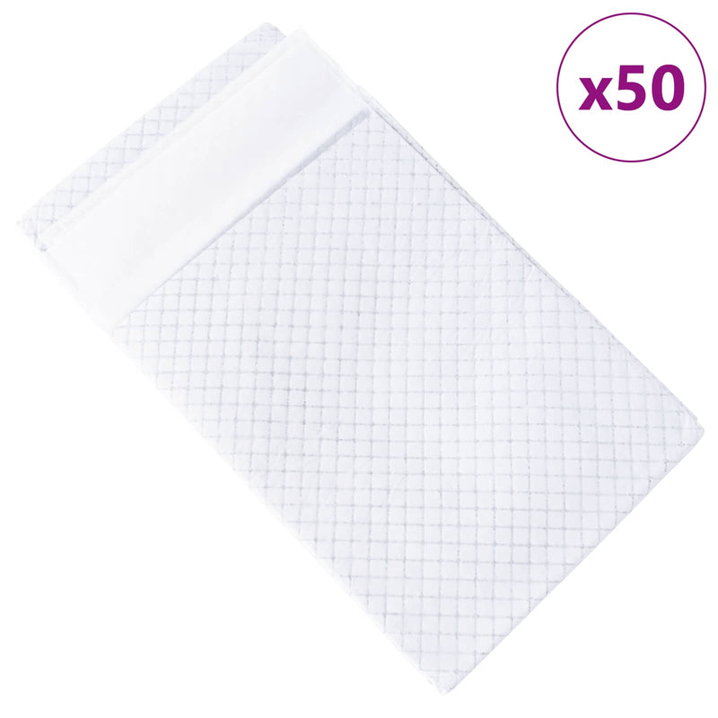 Afbeelding laden in galerijviewer, Vidaxl niet-geweven stof huisdier trainingspad 50 pcs 120 x 80 cm