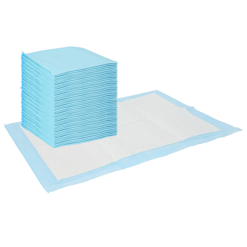 Afbeelding laden in galerijviewer, Vidaxl niet-geweven stof huisdier trainingspad 50 pcs blauw en wit
