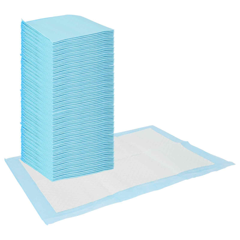 Afbeelding laden in galerijviewer, Vidaxl niet-geweven stof huisdier trainingspad 100 pcs blauw en wit
