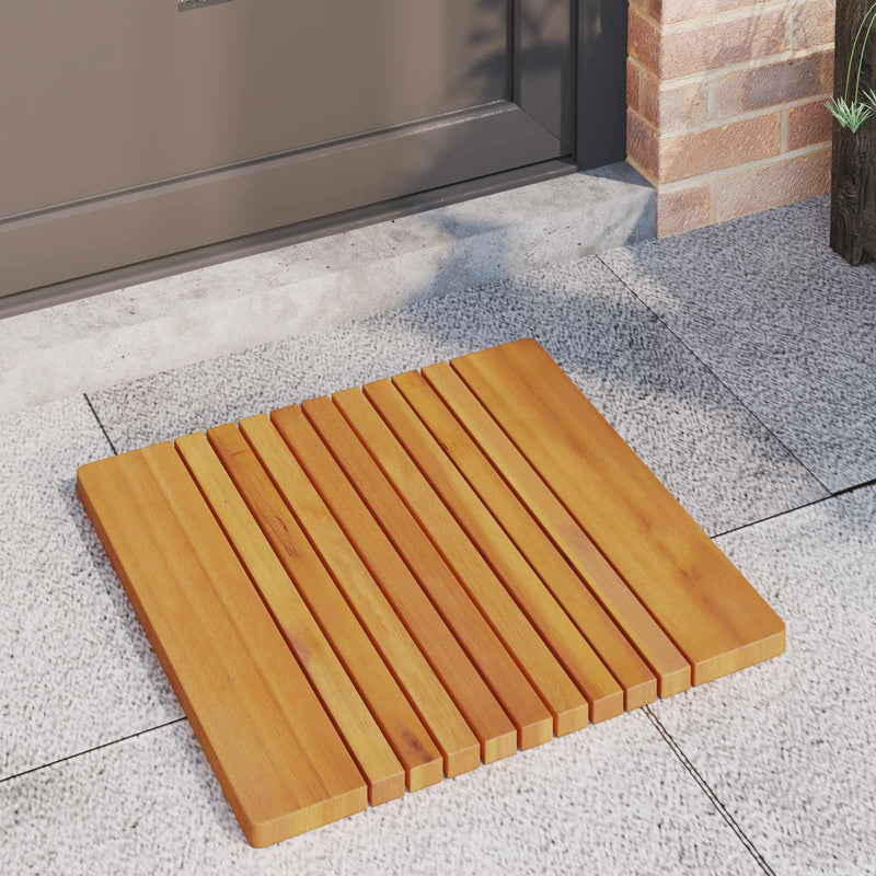 Afbeelding laden in galerijviewer, Vidaxl badmat effen bruin 59 x 40 cm hout