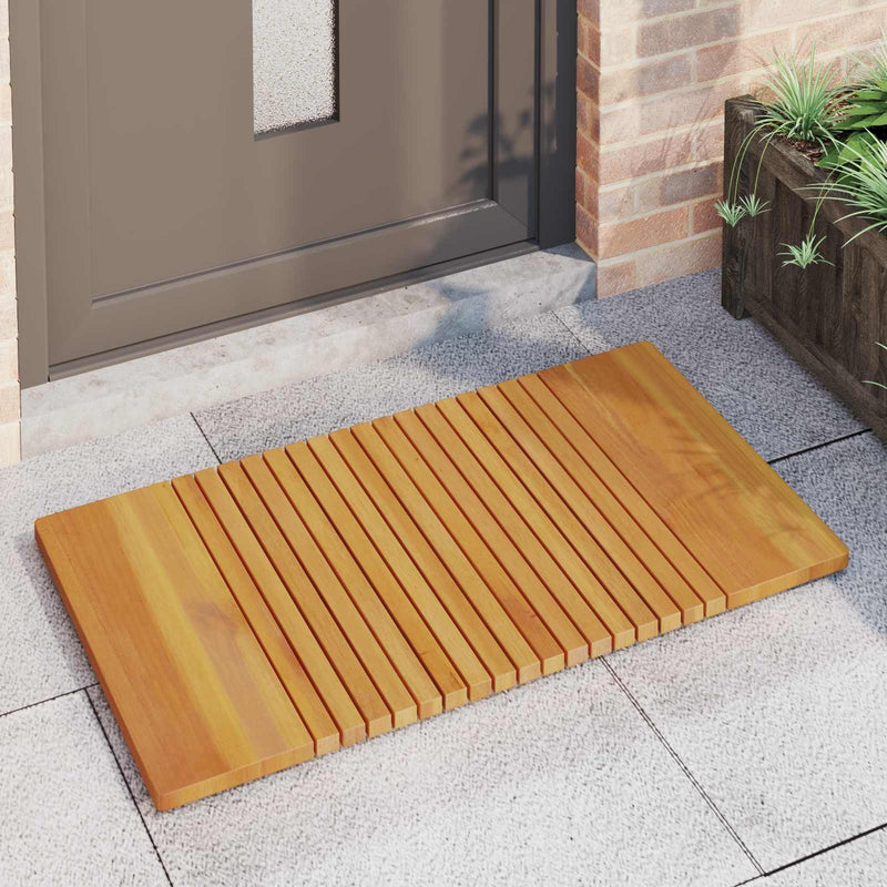 Afbeelding laden in galerijviewer, Vidaxl badmat effen bruin 100 x 55 cm hout