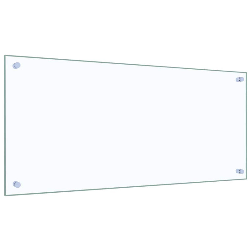 Afbeelding laden in galerijviewer, Vidaxl keuken spatscherm 2 pcs doorzichtig 90 x 40 cm gehard glas