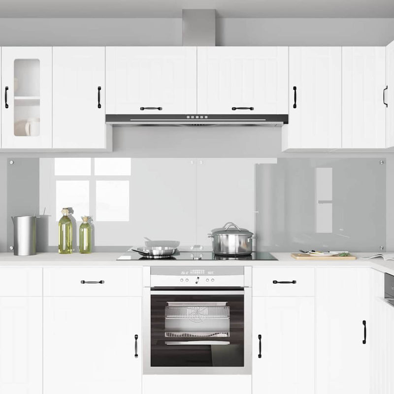 Afbeelding laden in galerijviewer, Vidaxl keuken spatscherm 2 pcs doorzichtig 120 x 60 cm gehard glas