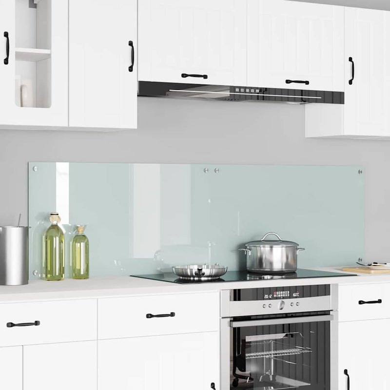 Afbeelding laden in galerijviewer, Vidaxl keuken achterwand 2 pcs wit 90 x 50 cm gehard glas