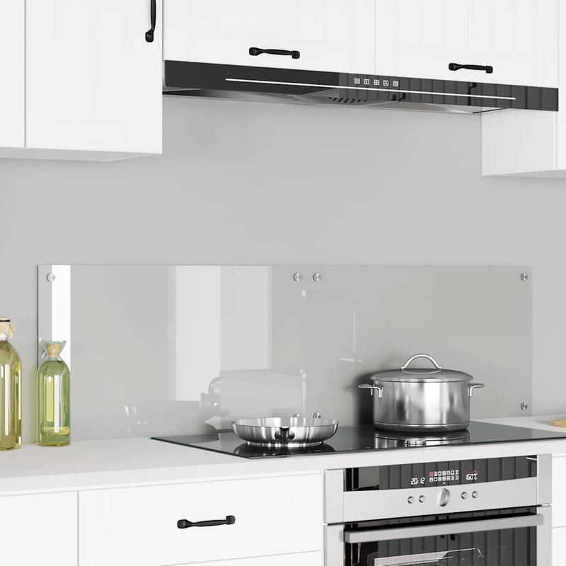 Afbeelding laden in galerijviewer, Vidaxl keuken achterwand 2 pcs doorzichtig 70 x 40 cm gehard glas