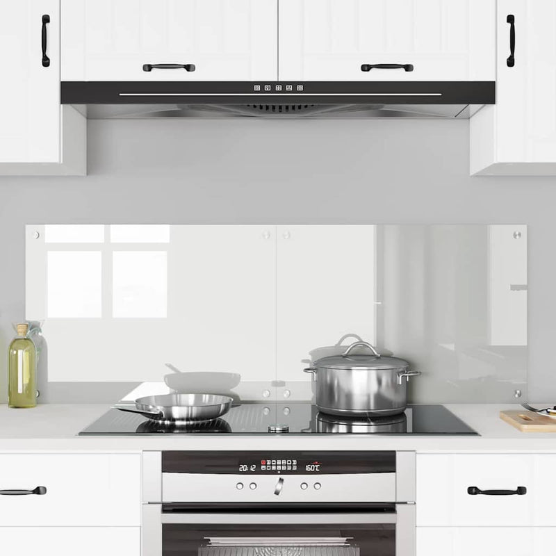 Afbeelding laden in galerijviewer, Vidaxl keuken achterwand 2 pcs doorzichtig 70 x 50 cm gehard glas