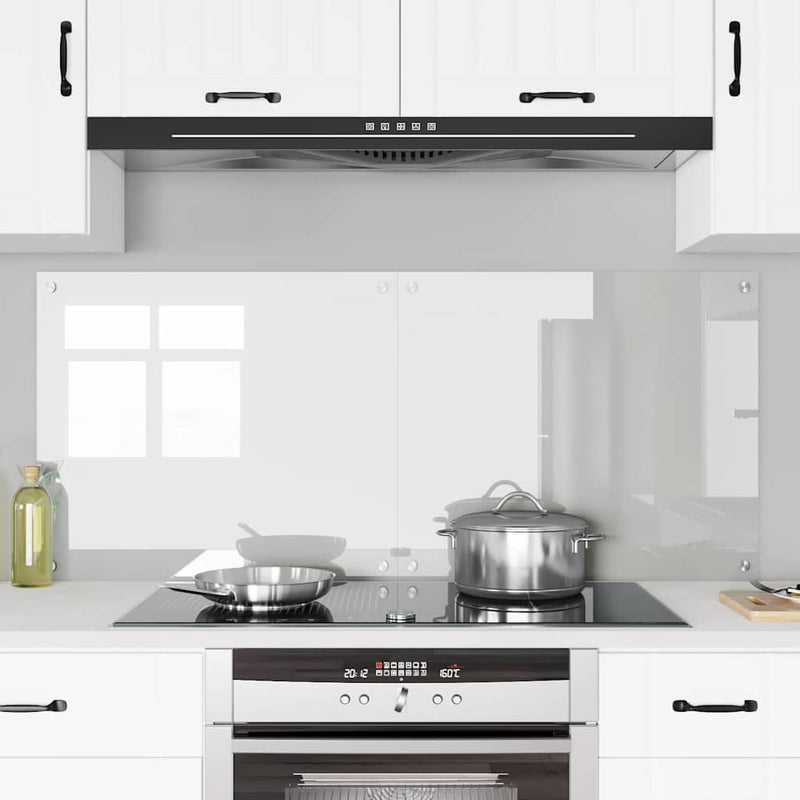 Afbeelding laden in galerijviewer, Vidaxl keuken achterwand 2 pcs doorzichtig 70 x 60 cm gehard glas