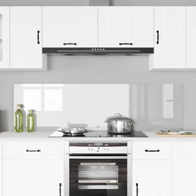 Afbeelding laden in galerijviewer, Vidaxl keuken achterwand 2 pcs doorzichtig 90 x 50 cm gehard glas