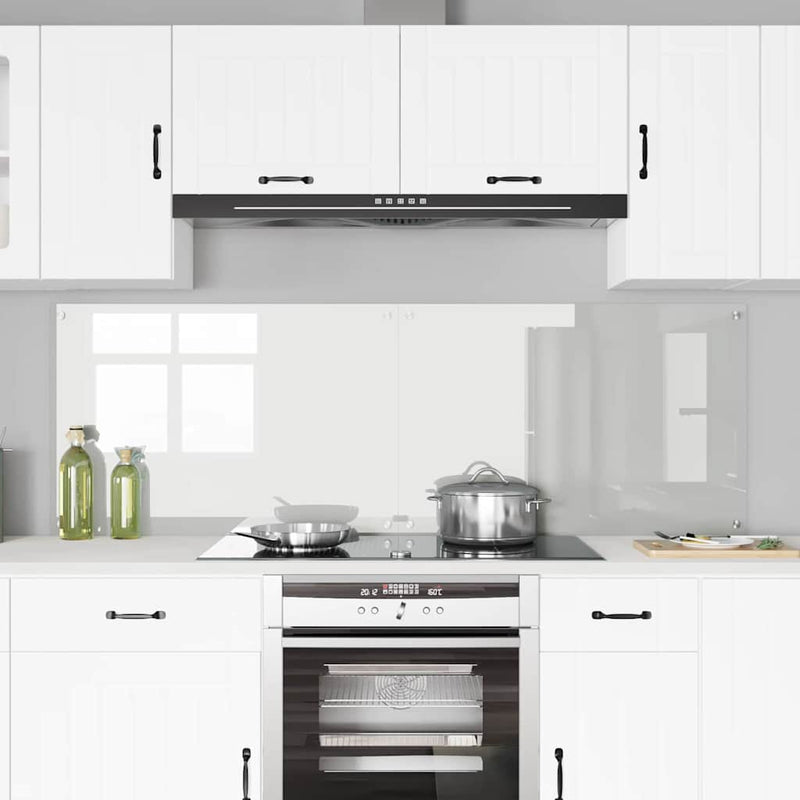 Afbeelding laden in galerijviewer, Vidaxl keuken achterwand 2 pcs doorzichtig 90 x 60 cm gehard glas