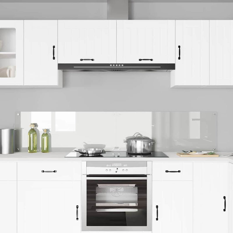Afbeelding laden in galerijviewer, Vidaxl keuken achterwand 2 pcs doorzichtig 100 x 40 cm gehard glas
