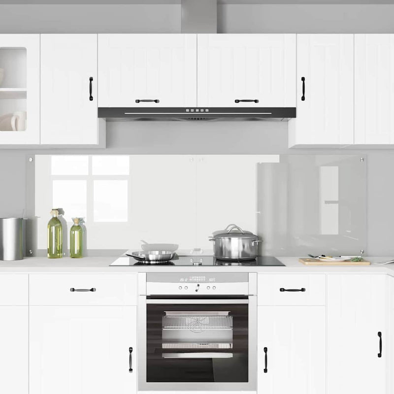 Afbeelding laden in galerijviewer, Vidaxl keuken achterwand 2 pcs doorzichtig 100 x 60 cm gehard glas