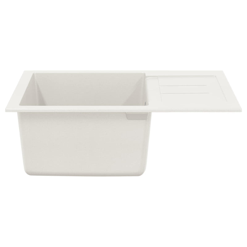 ギャラリービューアに画像をロードする, Vidaxl wasbak wit 620 x 500 mm 80% kwarts en 20% hars
