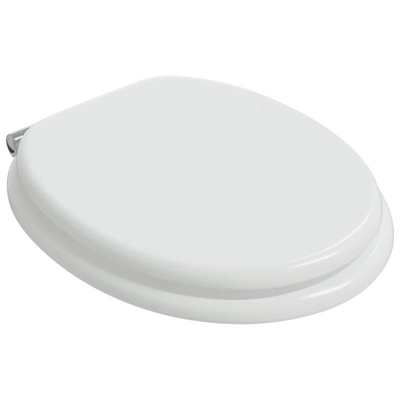 ギャラリービューアに画像をロードする, Vidaxl zachte sluit toiletbril wit 44 x 38 cm mdf-plaat