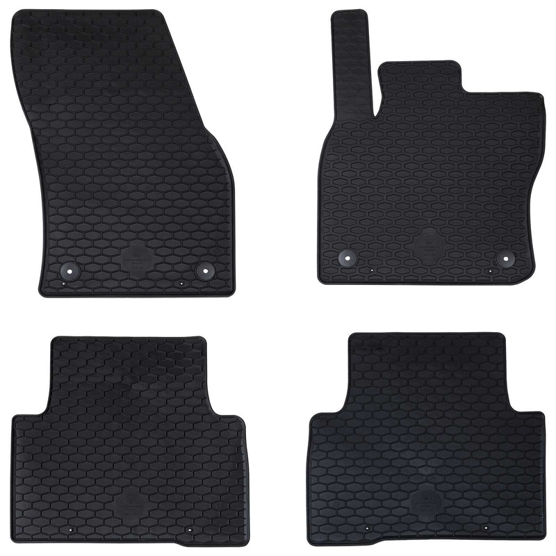 Afbeelding laden in galerijviewer, Vidaxl autobodemmat 4 pcs zwart vw tiguan , voor touran tpe