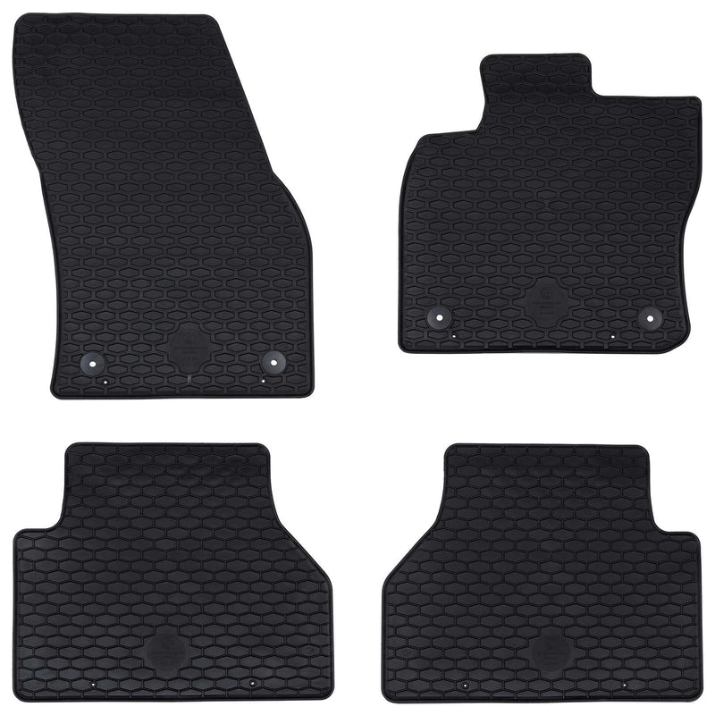 Chargez l'image dans la visionneuse de la galerie, Vidaxl autobodemmat 4 pcs zwart tpe