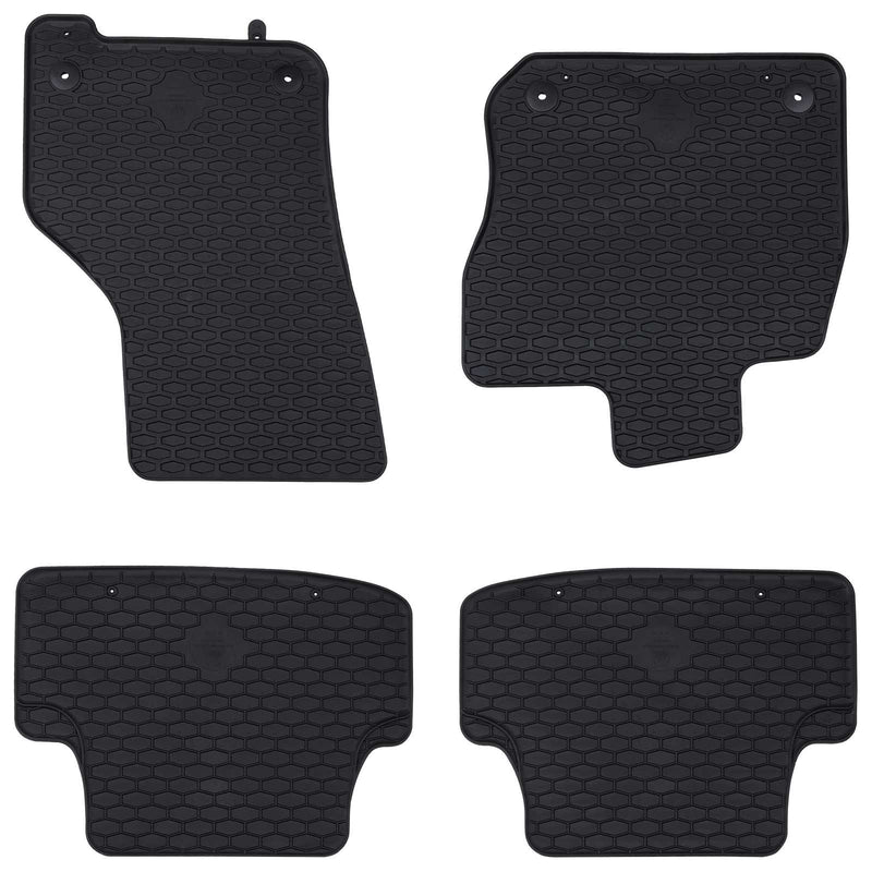 Chargez l'image dans la visionneuse de la galerie, Vidaxl autobodemmat 4 pcs zwart vw golf viii mhev rubber