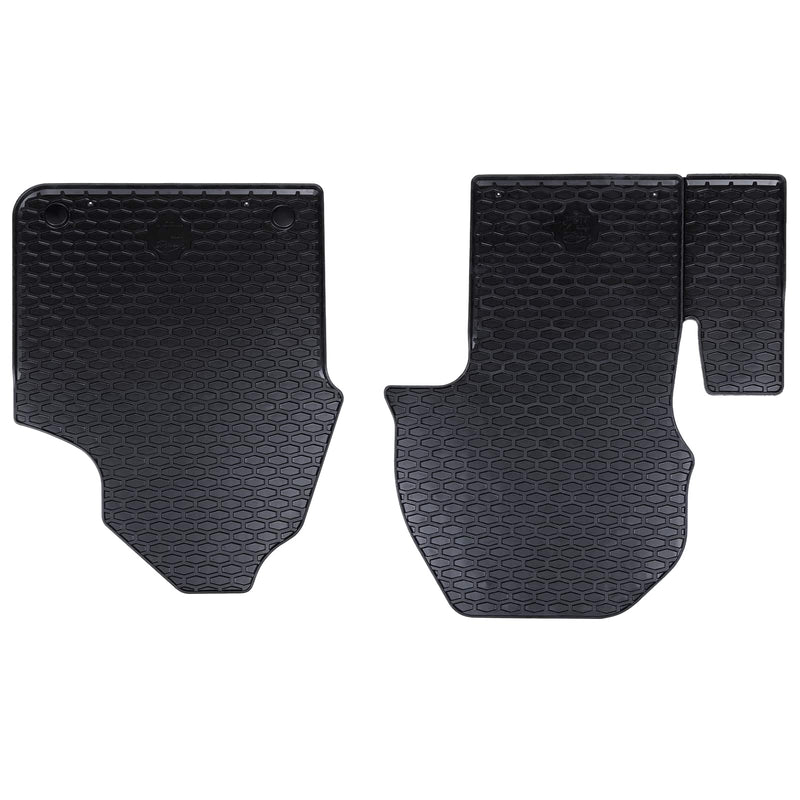 Chargez l'image dans la visionneuse de la galerie, Vidaxl autobodemmat 2 pcs zwart geschikt voor mercedes sprinter rubber