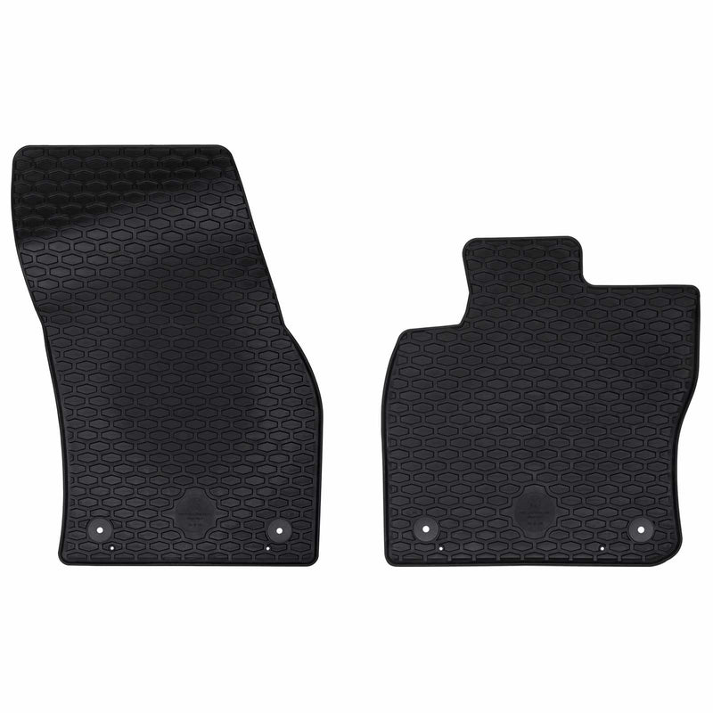 Chargez l'image dans la visionneuse de la galerie, Vidaxl autobodemmat 2 pcs zwart rubber