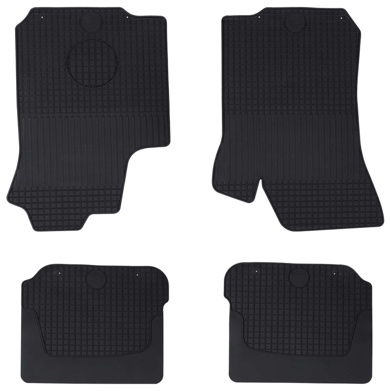 Chargez l'image dans la visionneuse de la galerie, Vidaxl autobodemmat 4 pcs zwart škoda octavia i 97-04 rubber