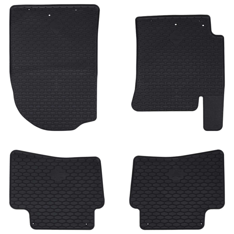 Afbeelding laden in galerijviewer, Vidaxl autobodemmat 4 pcs zwart geschikt voor kia rio, stonic tpe