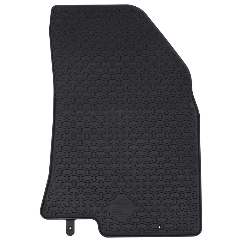 Chargez l'image dans la visionneuse de la galerie, Vidaxl autobodemmat 4 pcs zwart geschikt voor sandero tpe