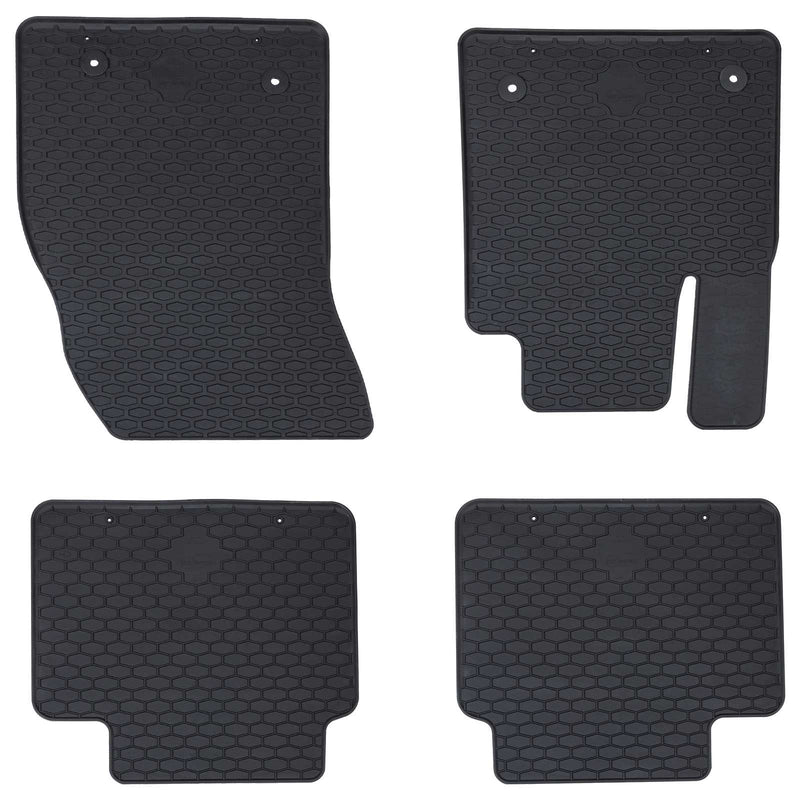 Afbeelding laden in galerijviewer, Vidaxl autobodemmat 4 pcs zwart geschikt voor ford focus 4d aft.