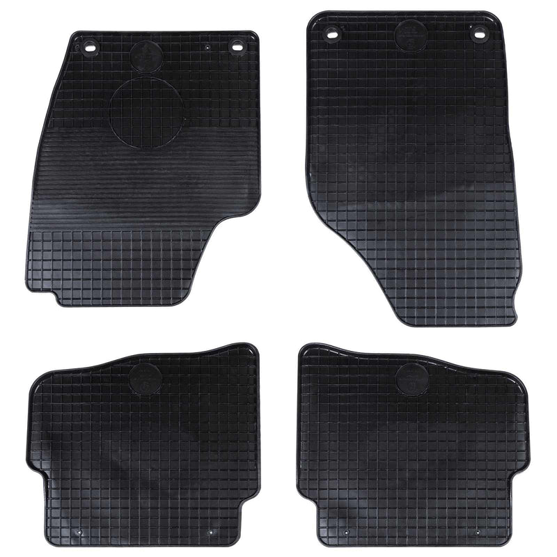 Afbeelding laden in galerijviewer, Vidaxl autobodemmat 4 pcs zwart geschikt voor vw polo 10 01-09 ns