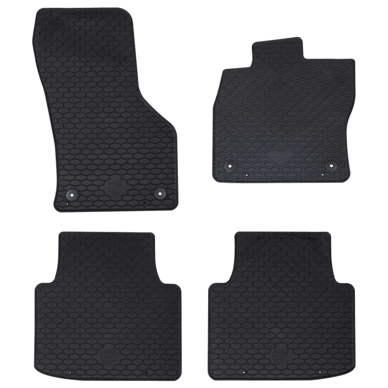 Afbeelding laden in galerijviewer, Vidaxl autobodemmat 4 pcs zwart geschikt voor vw arteon 4d achter tpe