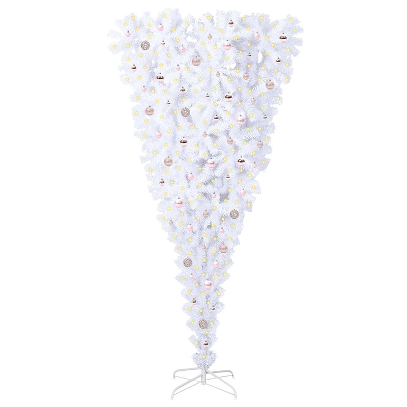 ギャラリービューアに画像をロードする, Vidaxl kunstkerstboom met 300 led wit 240 cm pvc en staal