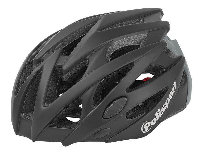 Load image into Gallery viewer, Polisport helm Twig mat zwart grijs M 55-58cm easy-lock